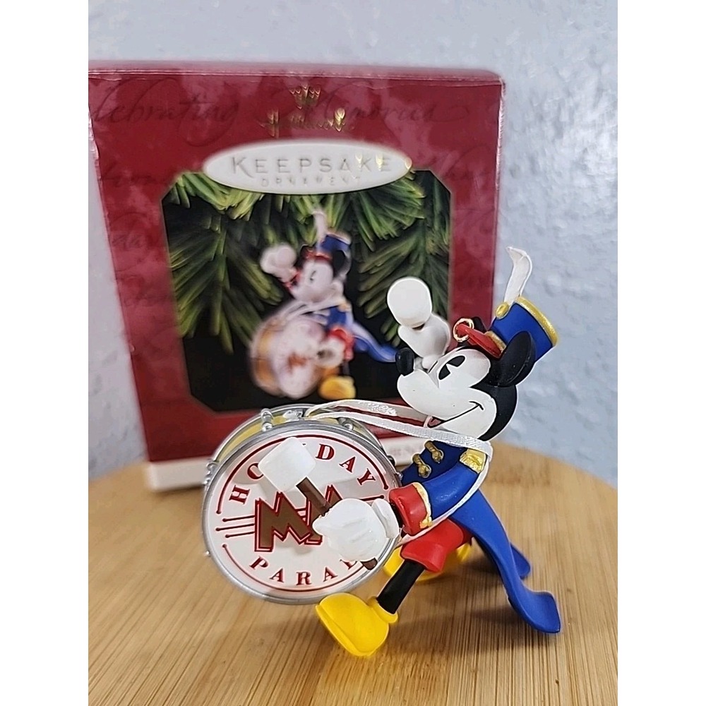 Bandleader Mickey Mouse Drummer Holiday Parade Keepsake Ornament Disney 1997 90s